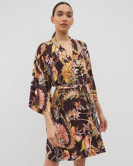 Short Robe - PARROT-DISO PLUME G PLUM | Soma near me