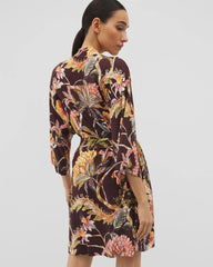 Short Robe - PARROT-DISO PLUME G PLUM | Soma near me