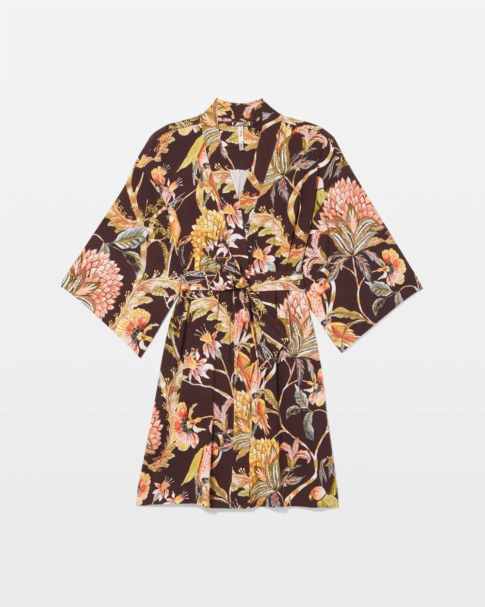 Short Robe - PARROT-DISO PLUME G PLUM | Soma near me