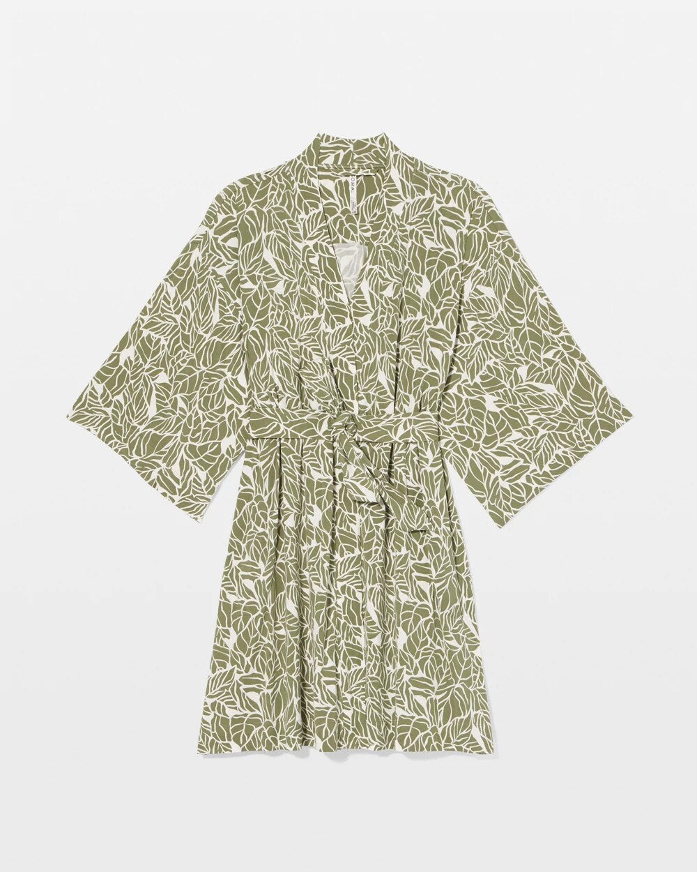 Short Robe - PALMTASTIC VETIVER/CHAMP | Soma for sale