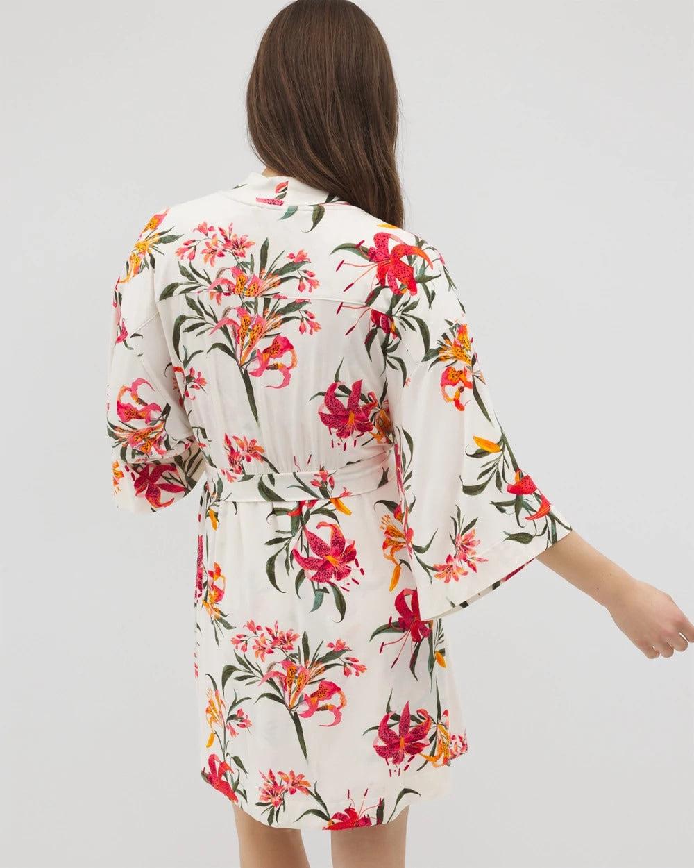 Short Robe - LE TIGRE FLORA CHAMPAGNE | Soma on sale