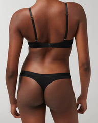 Cotton Thong Panty - BLACK | Soma Online