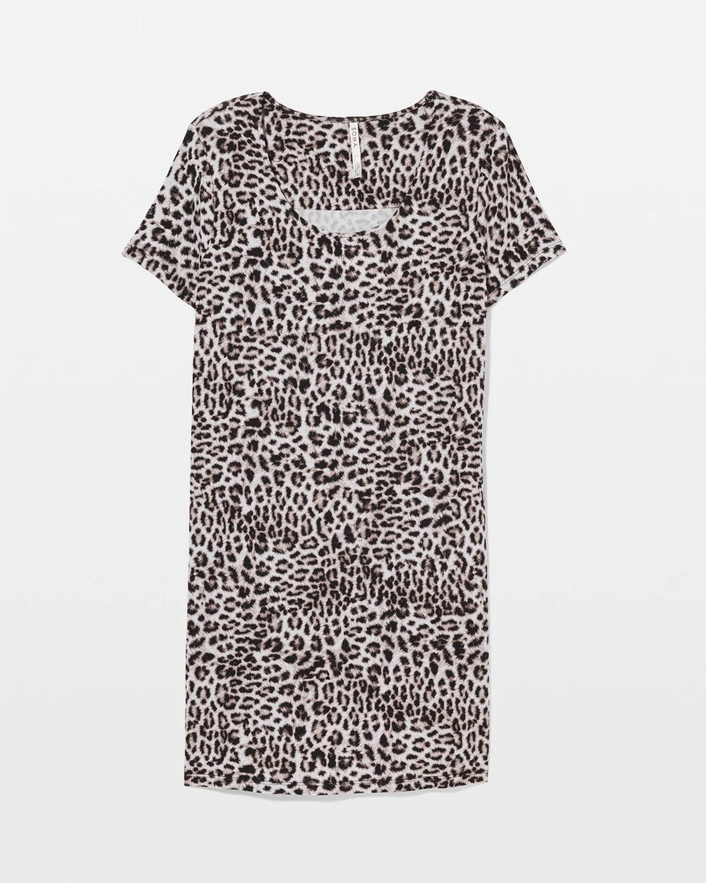 Short Sleeve Scoop Neck Sleepshirt - DIVINE LEOPARD TAUPE | Soma on sale
