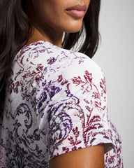 Short Sleeve Scoop Neck Sleepshirt - LACE HARMONY LILAC | Soma Online