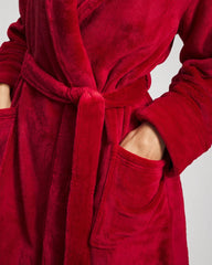 Plush Short Robe - PAINT THE TOWN RED | Soma on sale