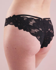 Tanga Panty with Lace - BLACK | Soma discount