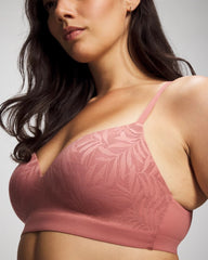 Wireless Bra with Lace - CLAY ROSE | Soma near me