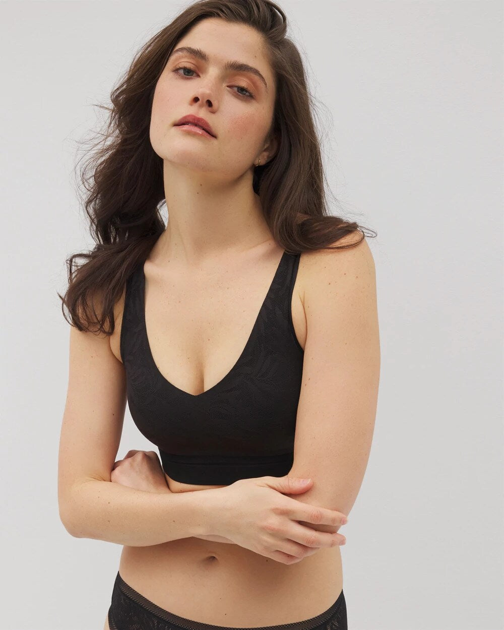 Lace Bralette - BLACK | Soma on sale