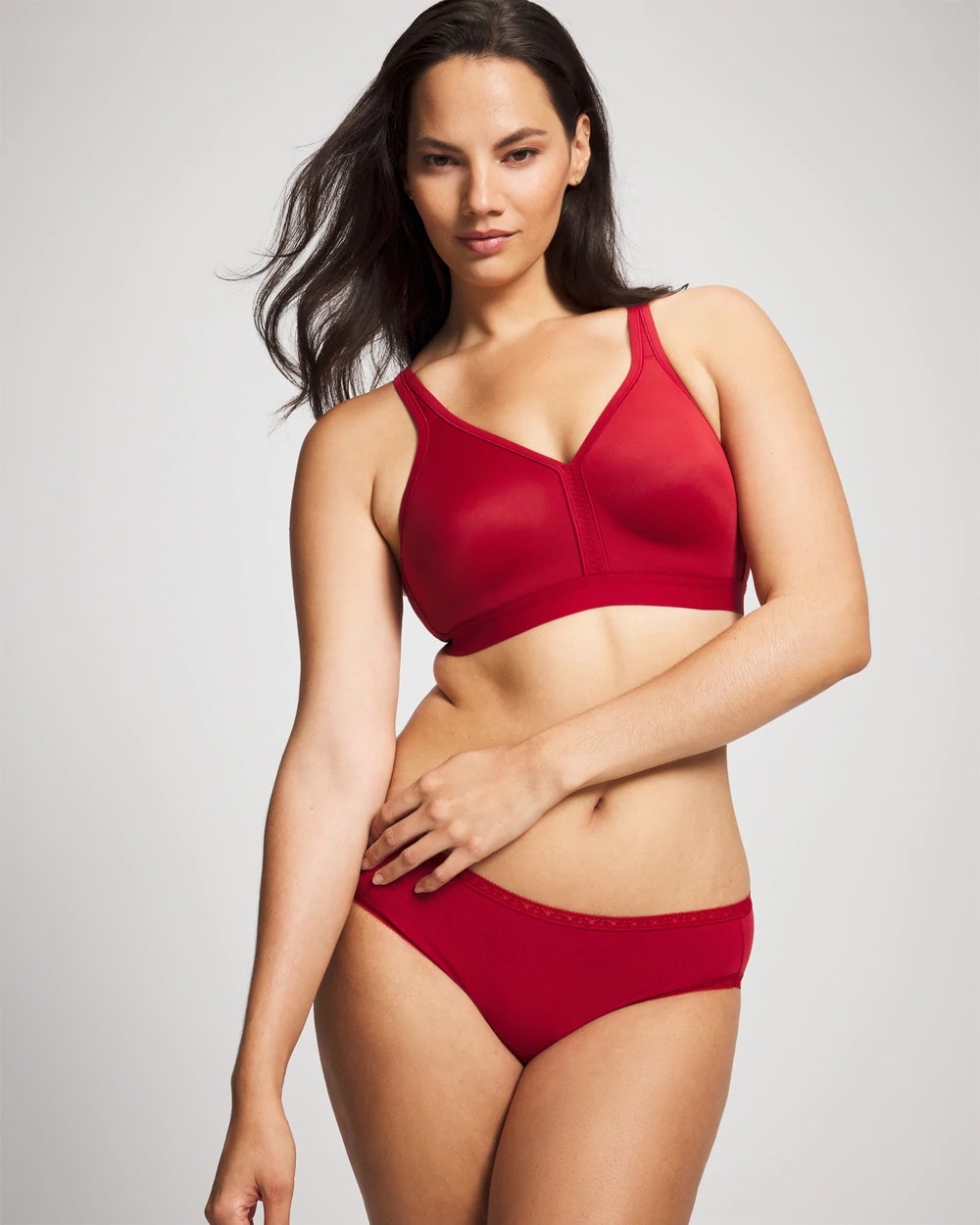 Wireless Unlined Full Coverage Bra - PAINT THE TOWN RED | Soma near me