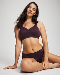 Wireless Unlined Full Coverage Bra - PLUM PERFECT | Soma for sale