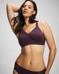 Wireless Unlined Full Coverage Bra - PLUM PERFECT | Soma for sale