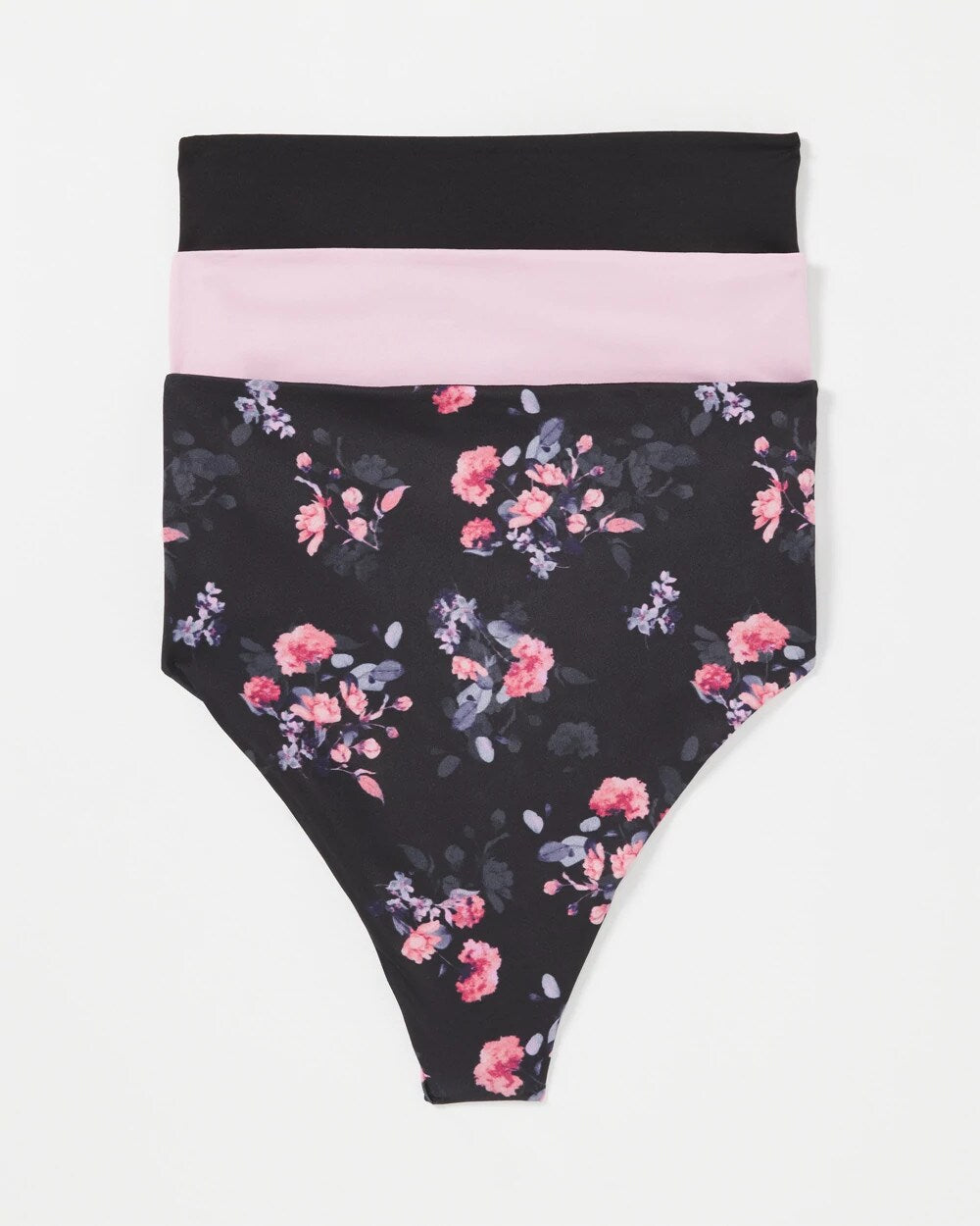 High-Waist Thong Panty 3 Pack - AMETHYST BLUSH MULTIPACK | Soma outlet