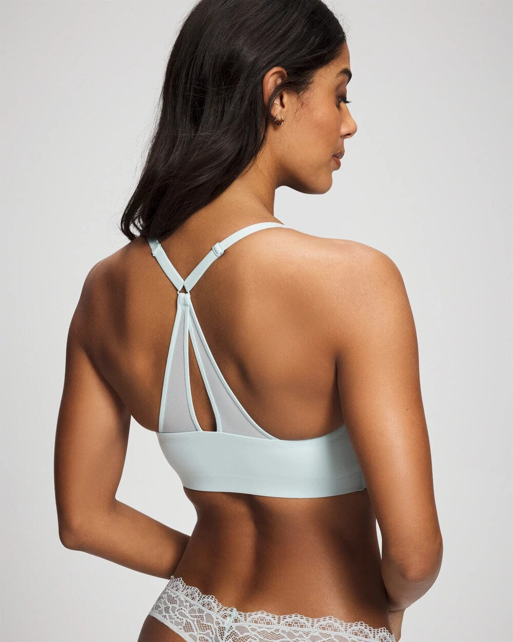 Racerback Mesh Bralette - TRANQUILITY | Soma near me