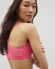 Mesh Adjustable Bralette - CAMELLIA ROSE | Soma outlet