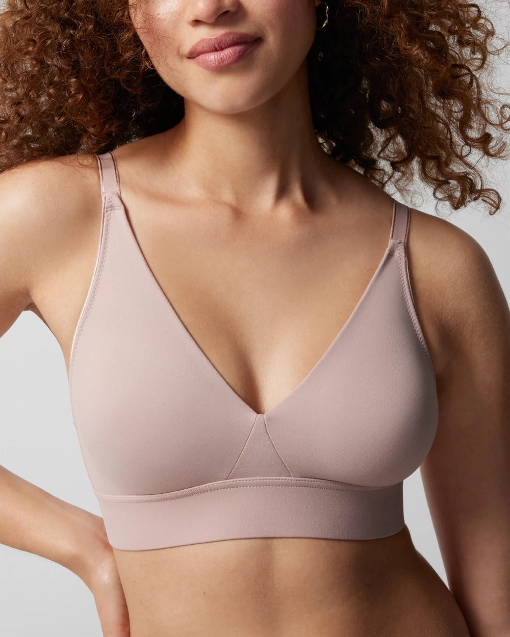 Wireless Unlined Bra - ADOBE ROSE | Soma Online
