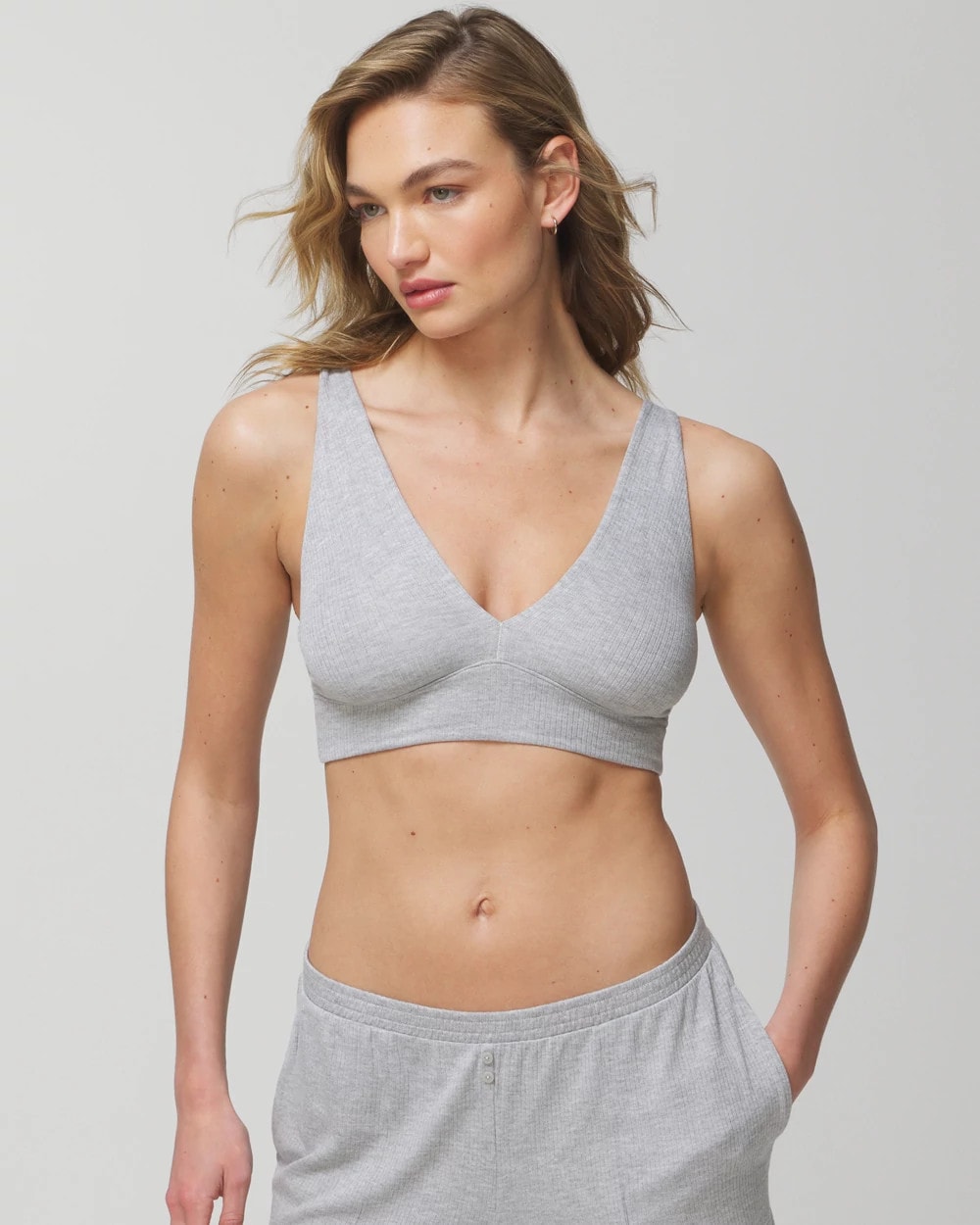 Sleep Bralette - HEATHER OPAL GRAY | Soma on sale