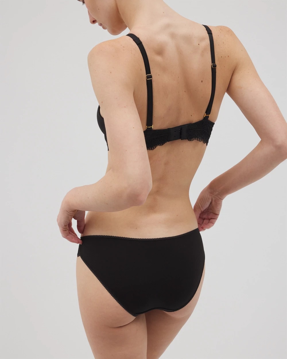 Bikini Panty with Lace - BLACK | Soma discount