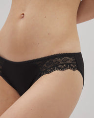 Bikini Panty with Lace - BLACK | Soma discount