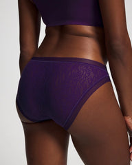 Soma Bikini Panty with Stretch Lace - MAJESTIC PURPLE | Soma sale