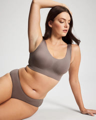 Rib Bralette - DARK TAUPE | Soma for sale