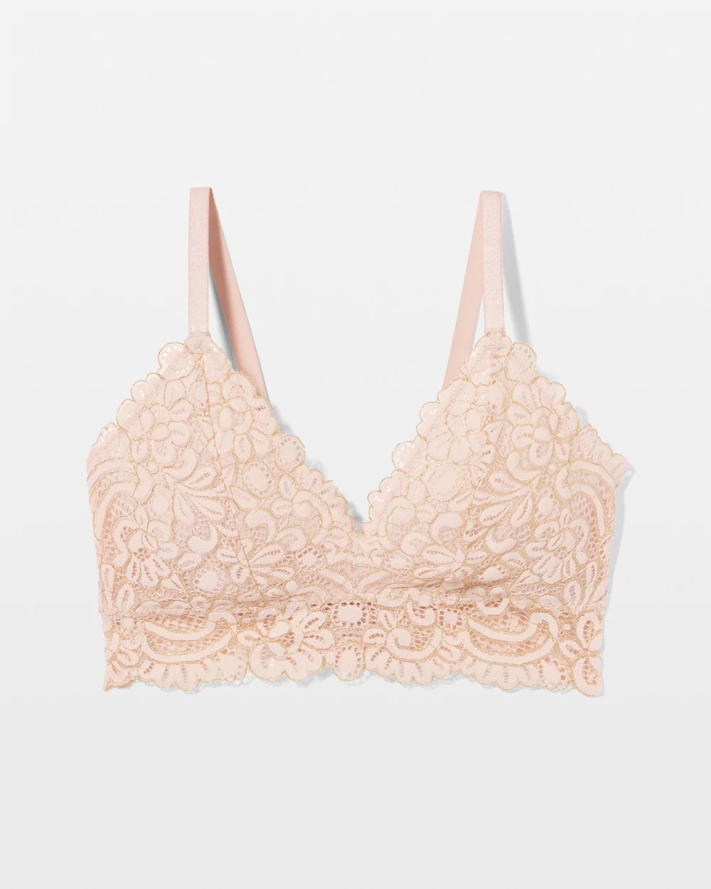 Corded Lace Bralette - CAMEO ROSE W/ GOLD LUREX | Soma discount