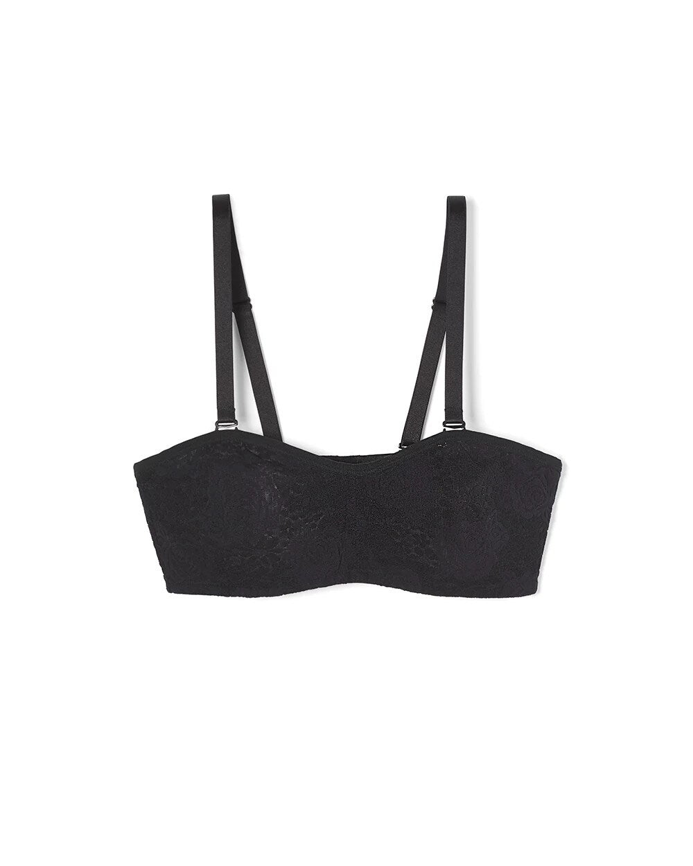 Halo Lace Strapless Bra - BLACK | Soma Online