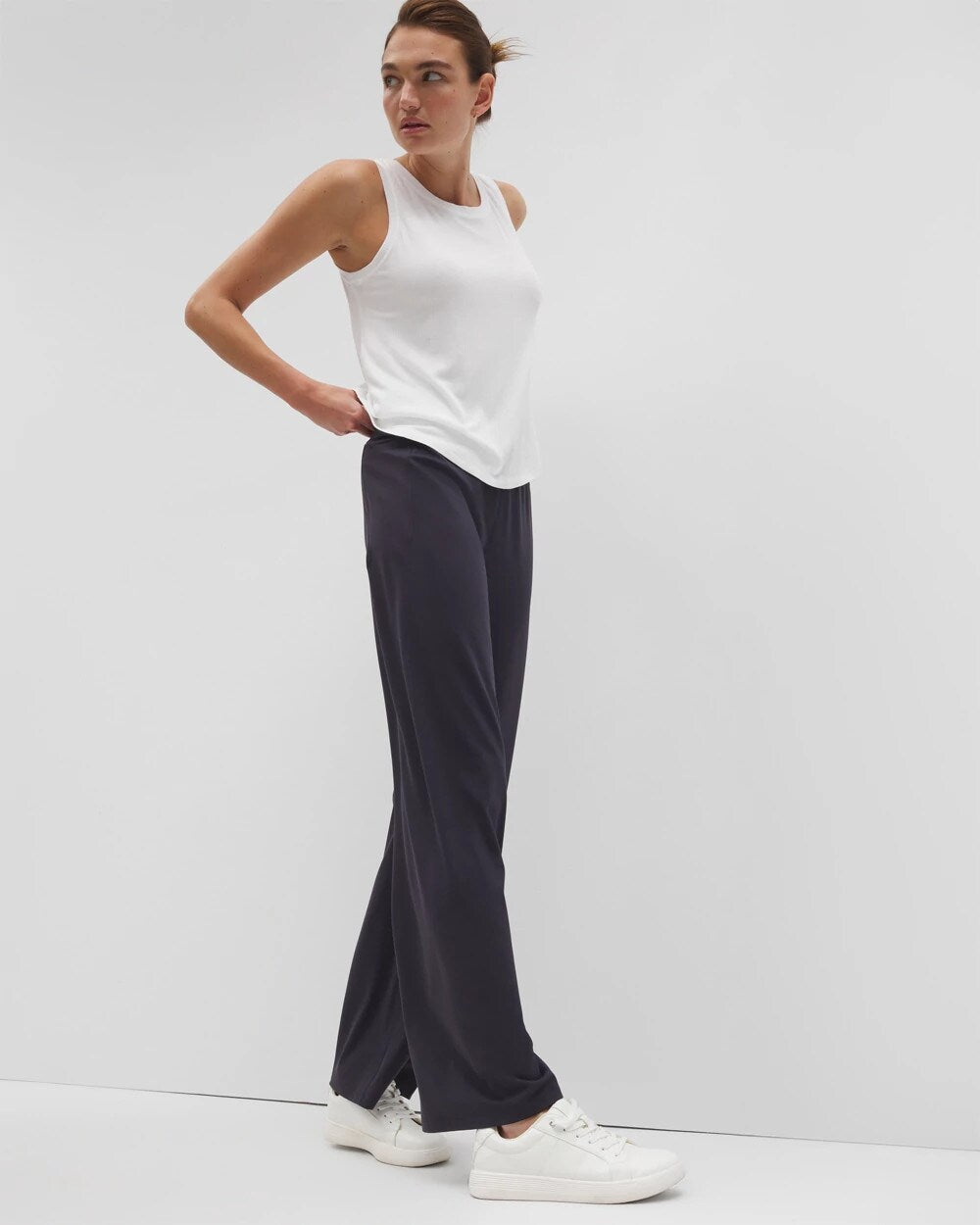 Rib Knit Tank - OPTIC WHITE | Soma for sale