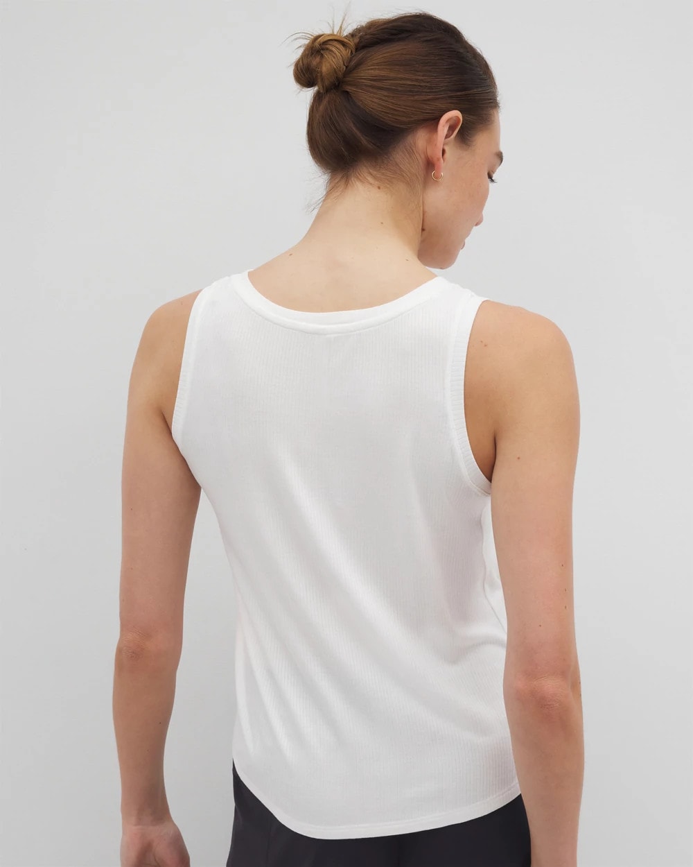 Rib Knit Tank - OPTIC WHITE | Soma for sale