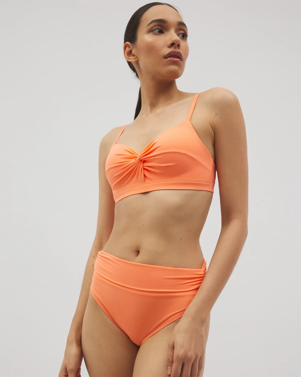 Covertible Bikini Bottom - FUSION CORAL | Soma for sale