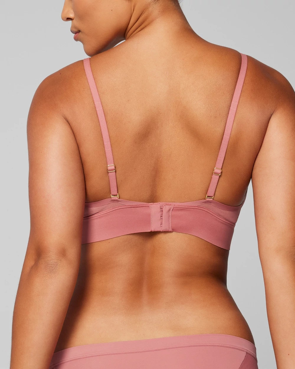 Triangle Mesh Bralette - CLAY ROSE | Soma sale