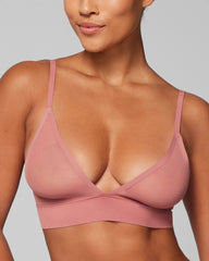 Triangle Mesh Bralette - CLAY ROSE | Soma sale