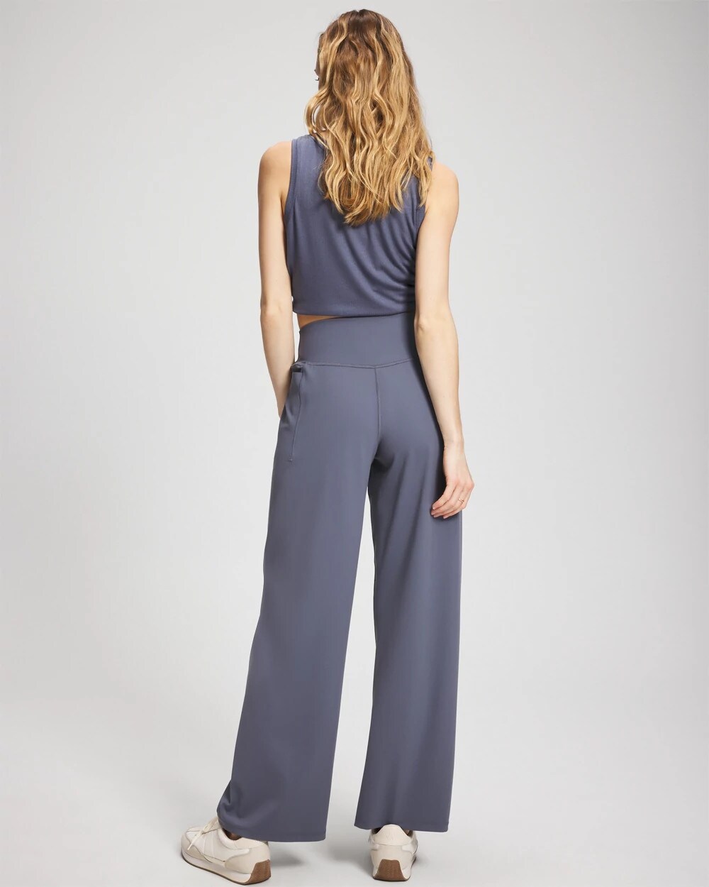 High-Waist Wide-Leg Pants - EARL GRAY | Soma for sale