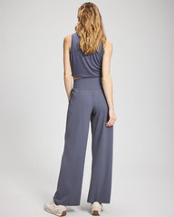 High-Waist Wide-Leg Pants - EARL GRAY | Soma for sale