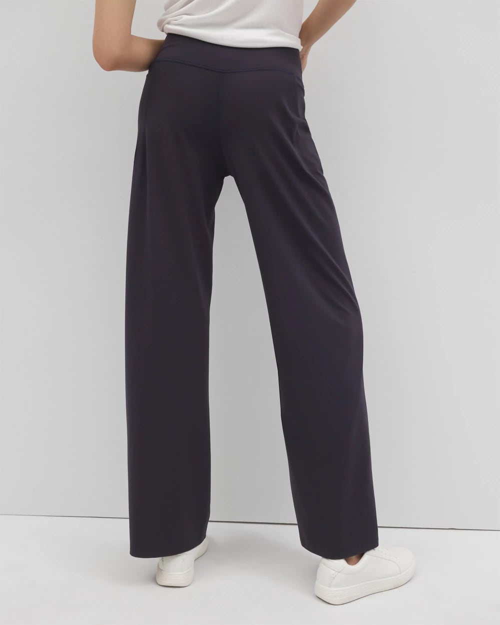 High-Waist Wide-Leg Pants - POLAR NIGHT | Soma on sale