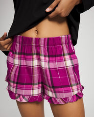 Pajama Set - FASHIONABLY PLAID MAGENTA | Soma discount