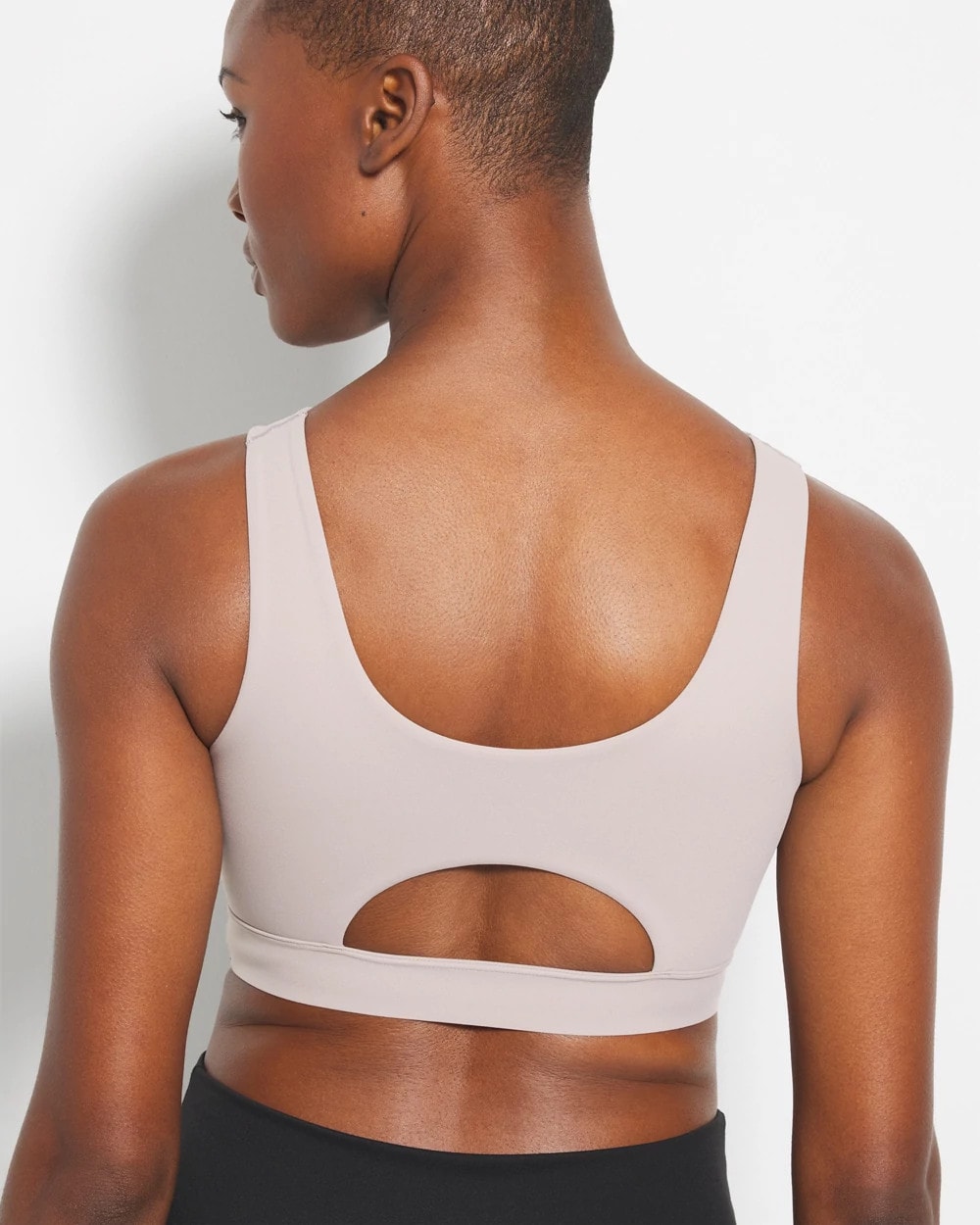 High-Neck Yoga Bra - SILVER TAUPE | Soma Online