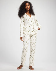 Ankle Pajama Pant - FESTIVE FIRS CHAMP DREAMS | Soma outlet