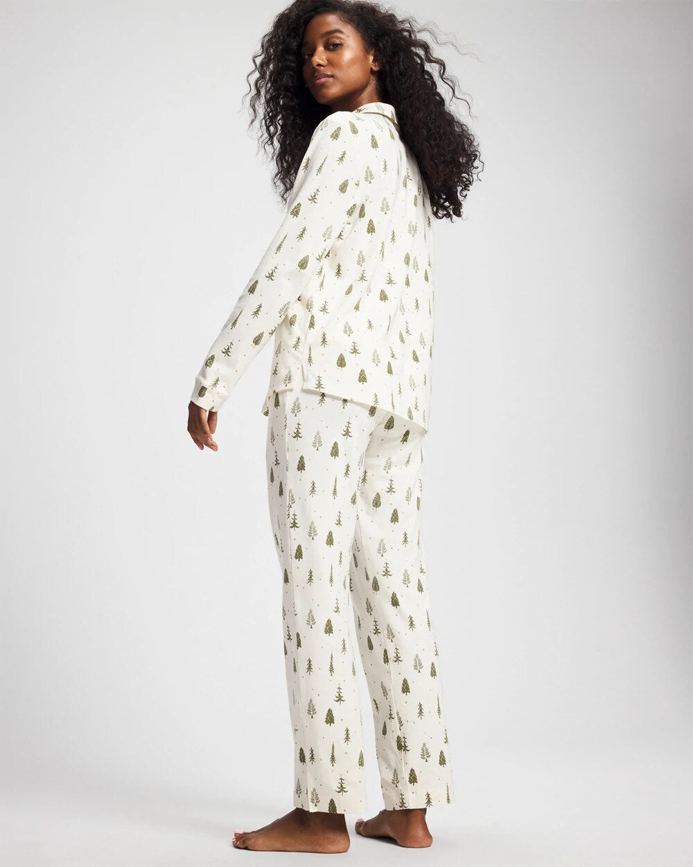 Ankle Pajama Pant - FESTIVE FIRS CHAMP DREAMS | Soma outlet