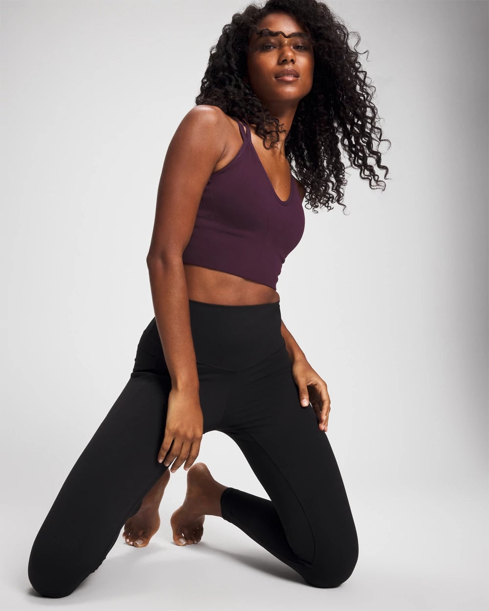 Longline Bra with Strappy Back - PLUM PERFECT | Soma near me