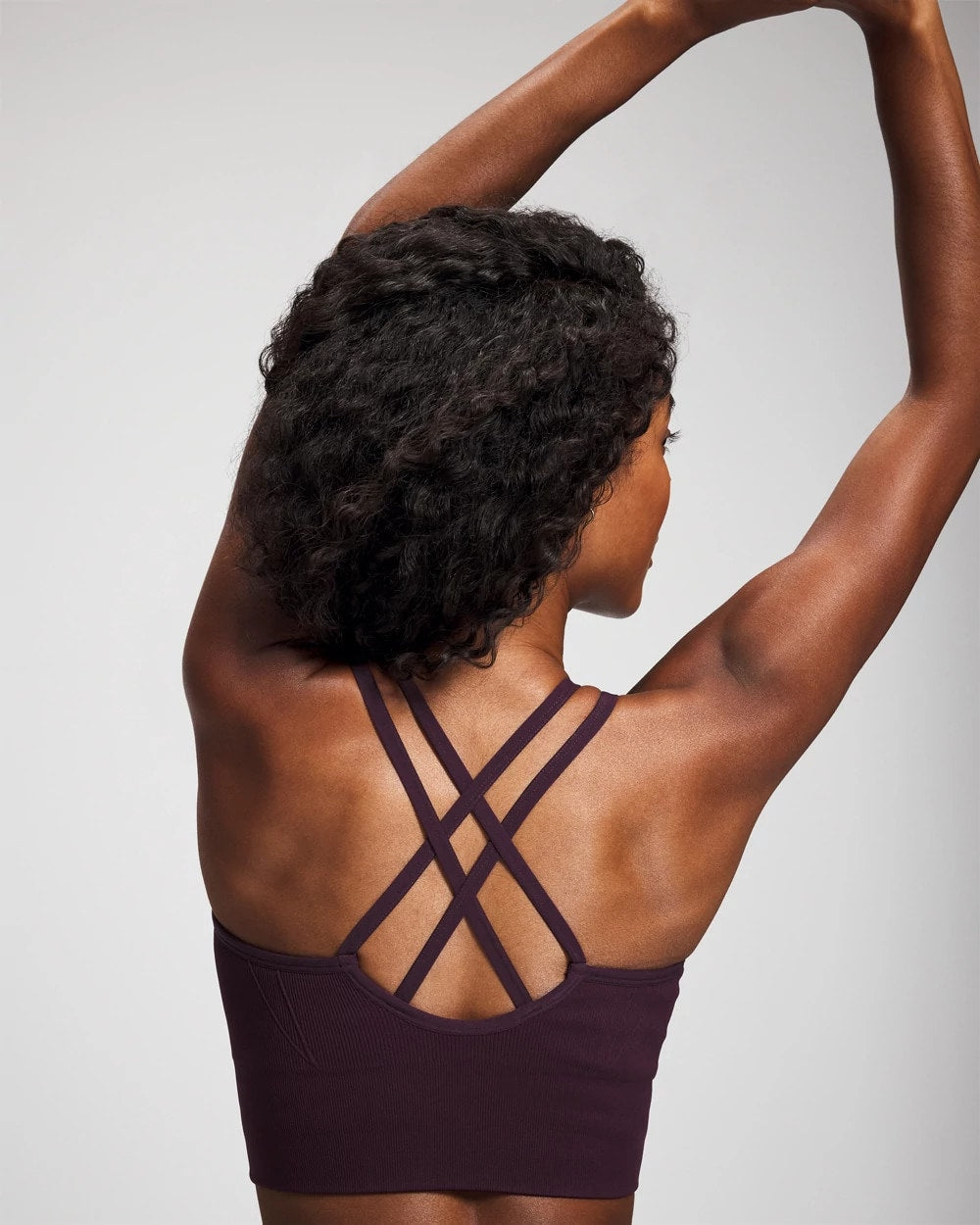 Longline Bra with Strappy Back - PLUM PERFECT | Soma near me