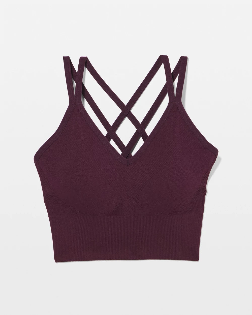 Longline Bra with Strappy Back - PLUM PERFECT | Soma near me