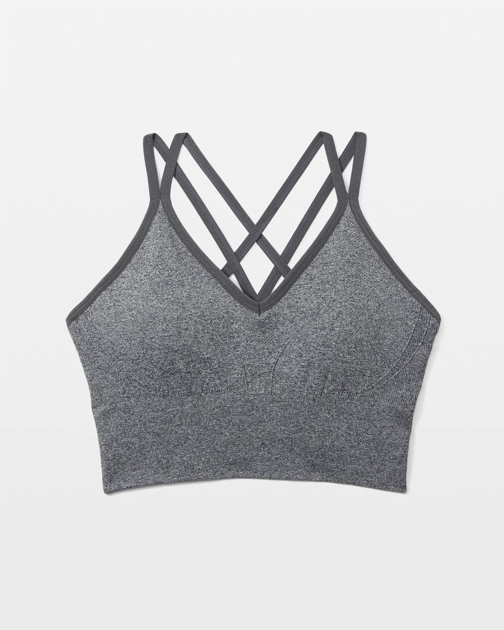 Soma Sport Longline Bra with Strappy Back - HEATHER OBSIDIAN | Soma sale