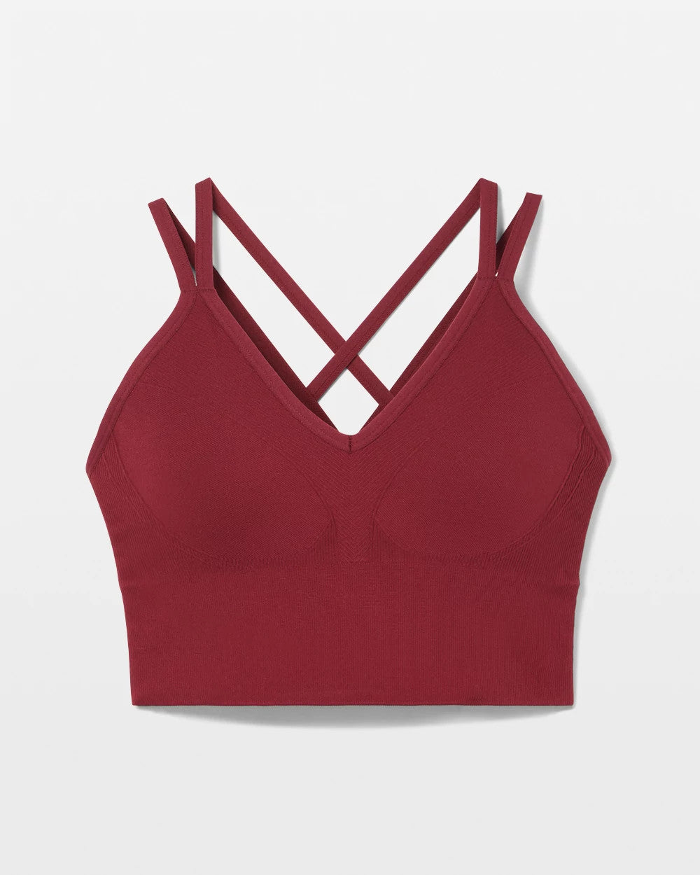 Longline Bra with Strappy Back - VERMILLION | Soma discount