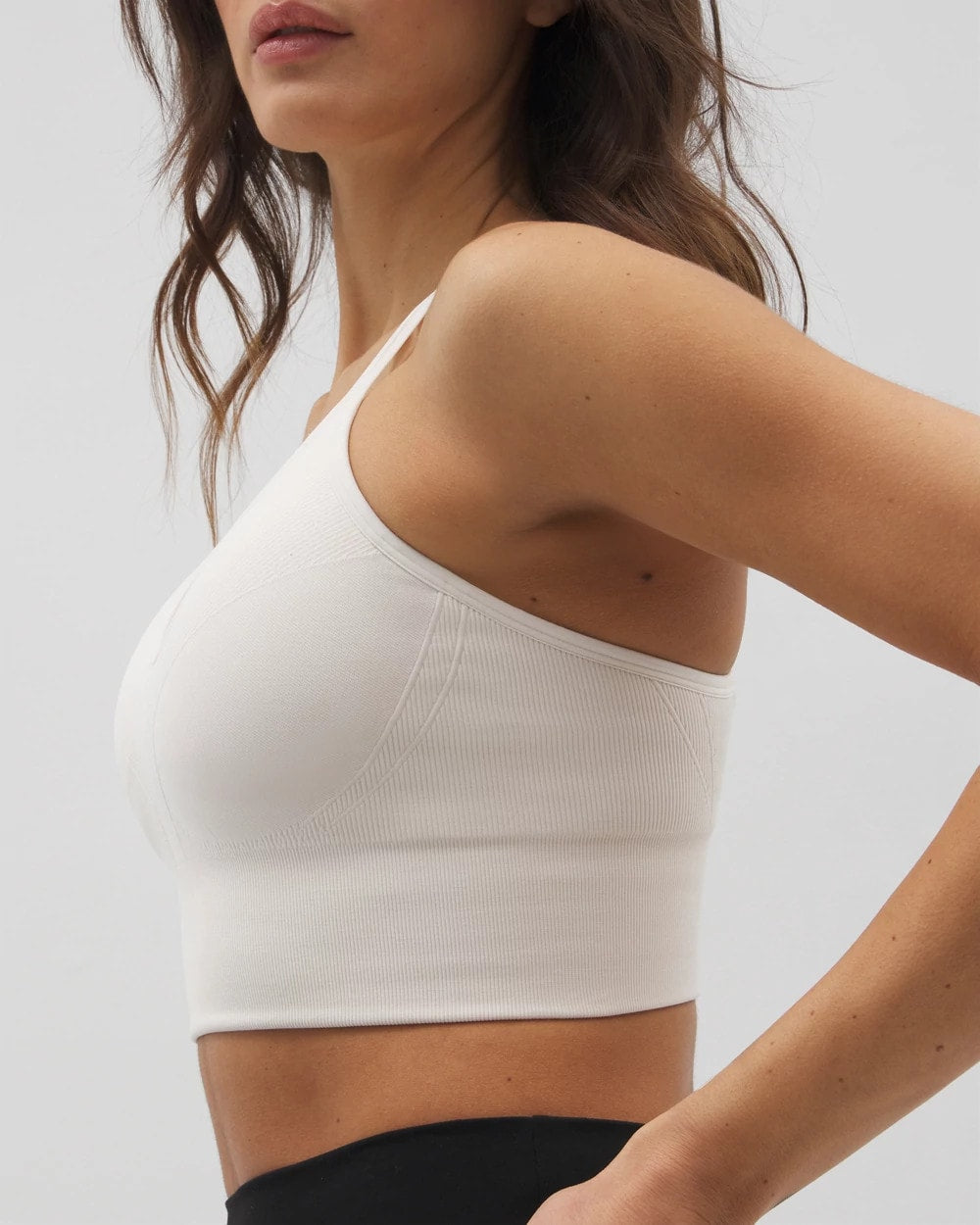 Longline Bra with Strappy Back - COCONUT | Soma Online