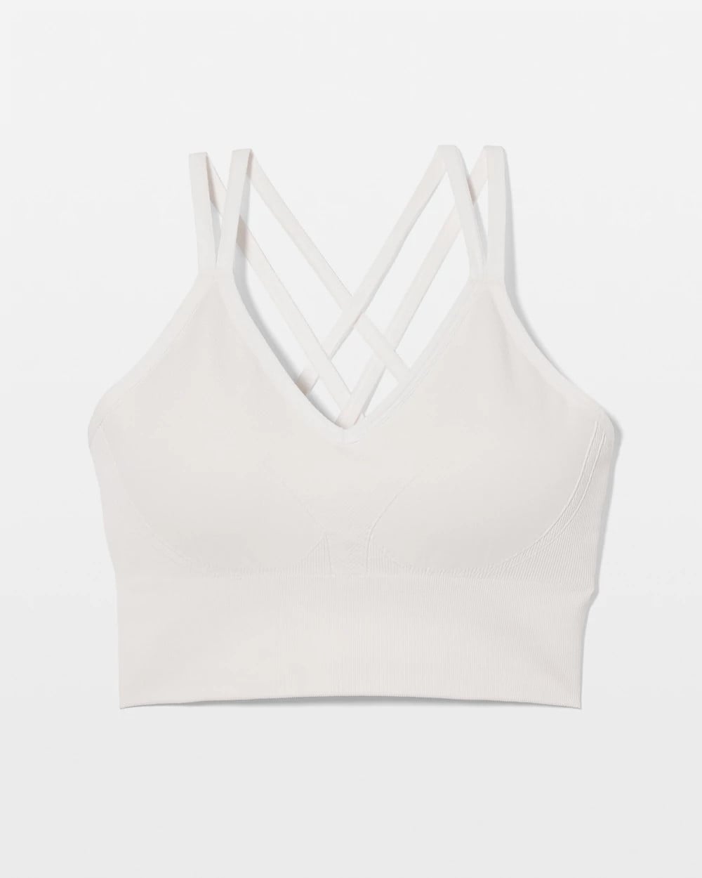 Longline Bra with Strappy Back - COCONUT | Soma Online