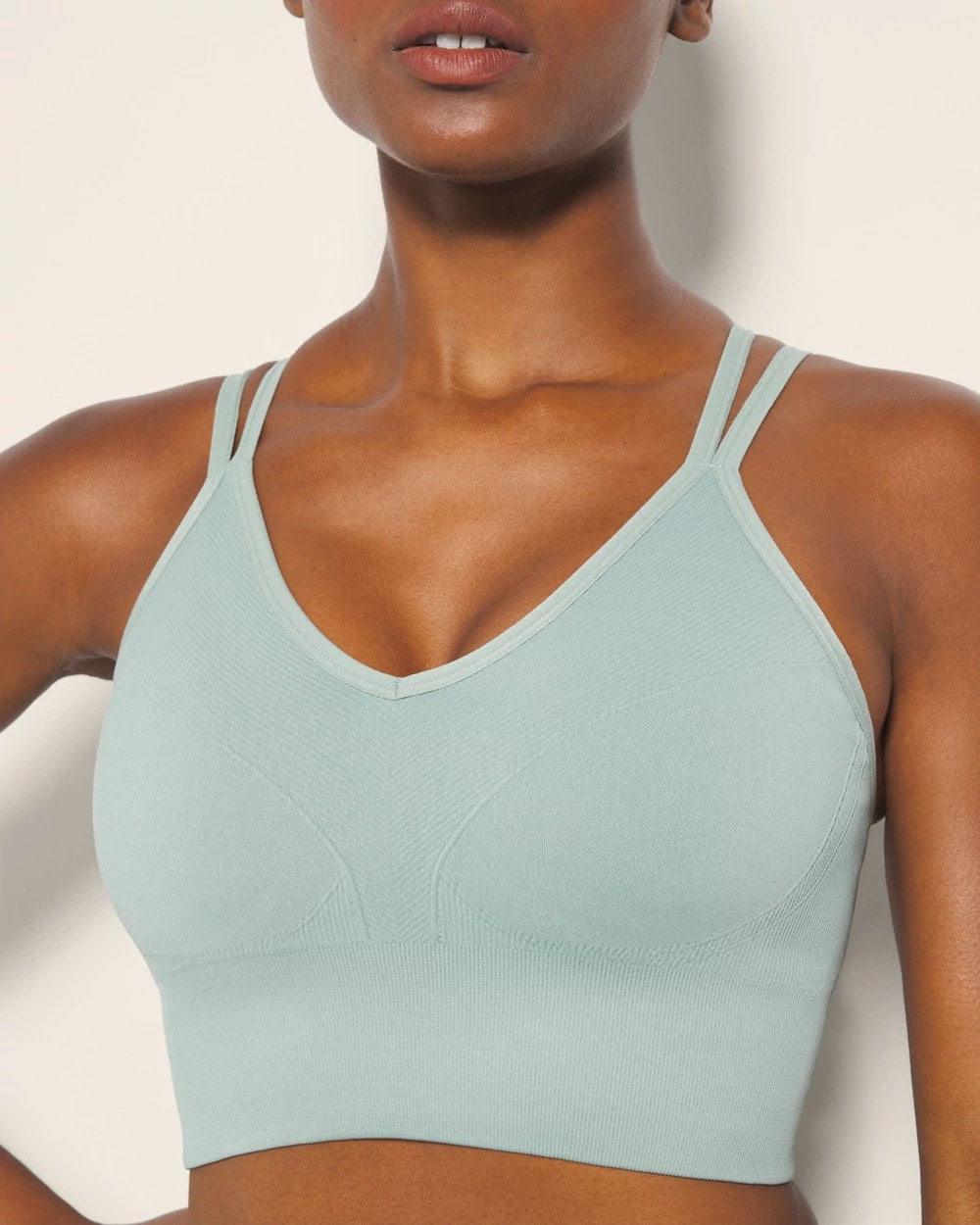 Longline Bra with Strappy Back - CHINOIS GREEN | Soma outlet