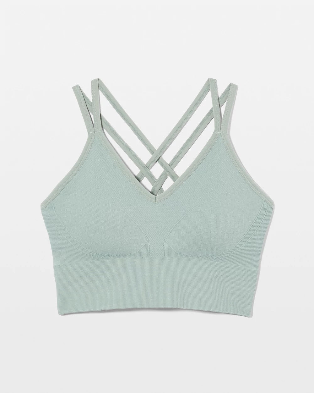 Longline Bra with Strappy Back - CHINOIS GREEN | Soma outlet