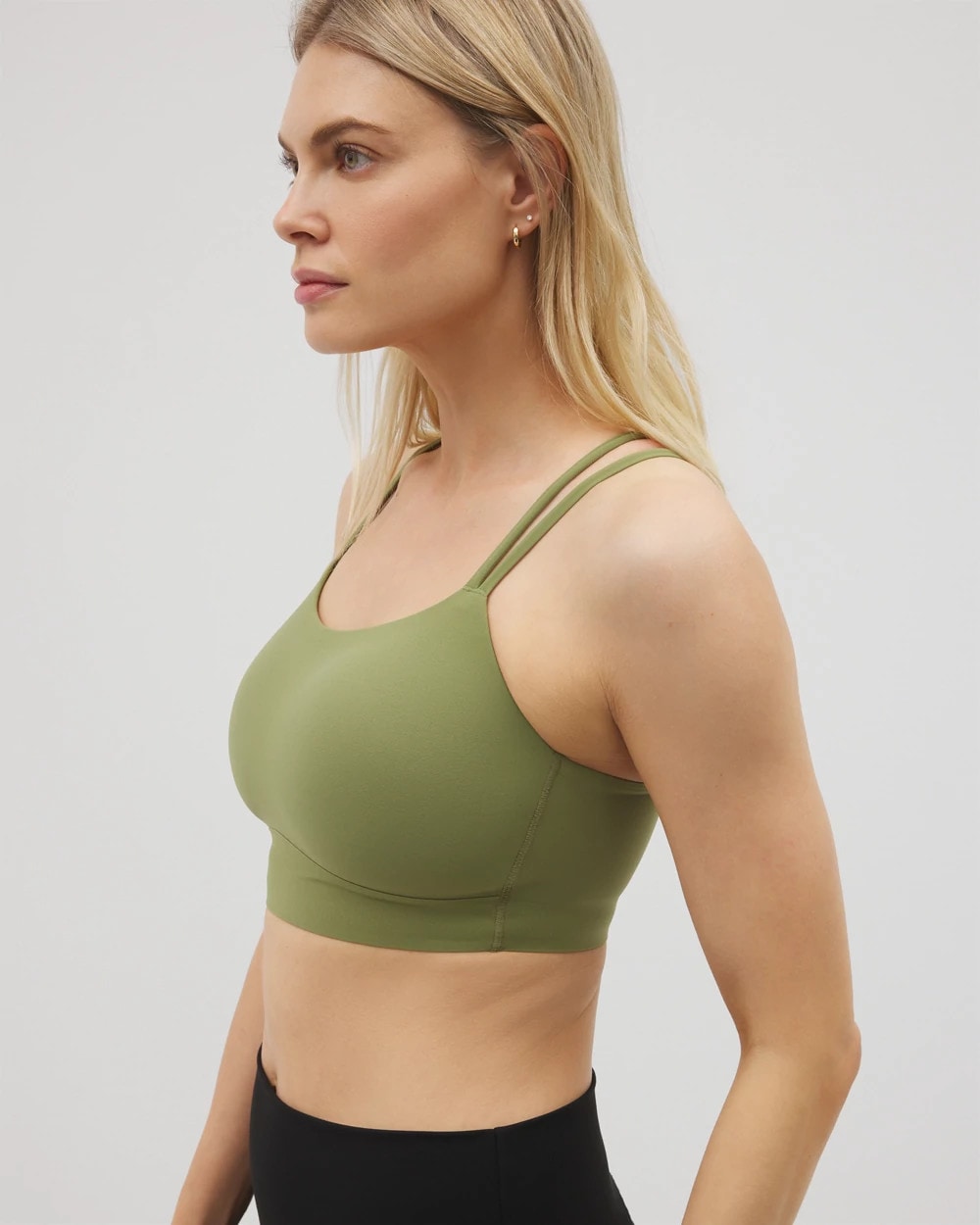Racerback Yoga Bra - VETIVER GREEN | Soma for sale