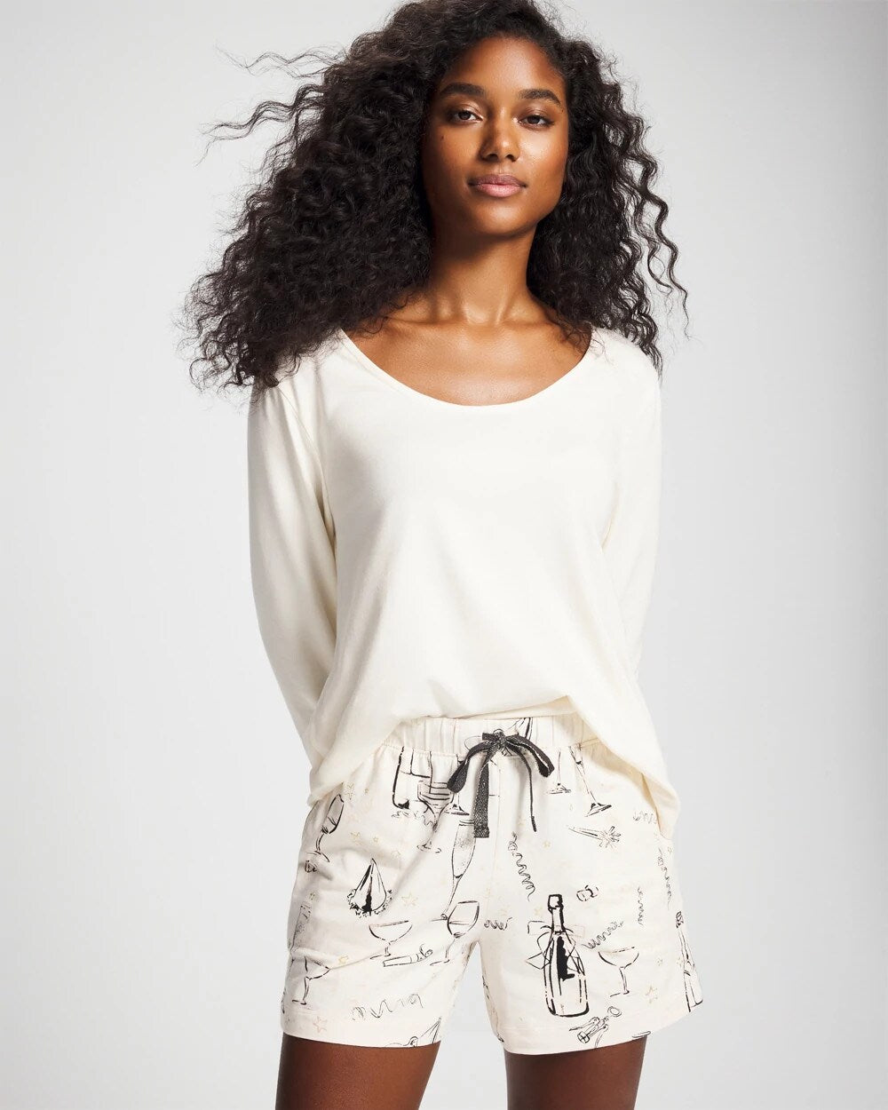 Pajama Shorts - FIZZ THE SEASON FOIL | Soma on sale