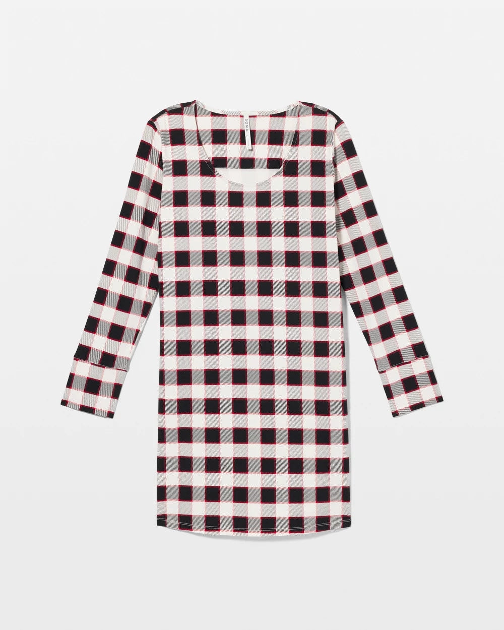 Long-Sleeve Sleepshirt - DREAMSCAPE PLAID BLACK | Soma near me